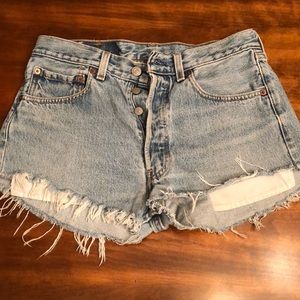 Levi’s 501 31 waist cutoff shorts